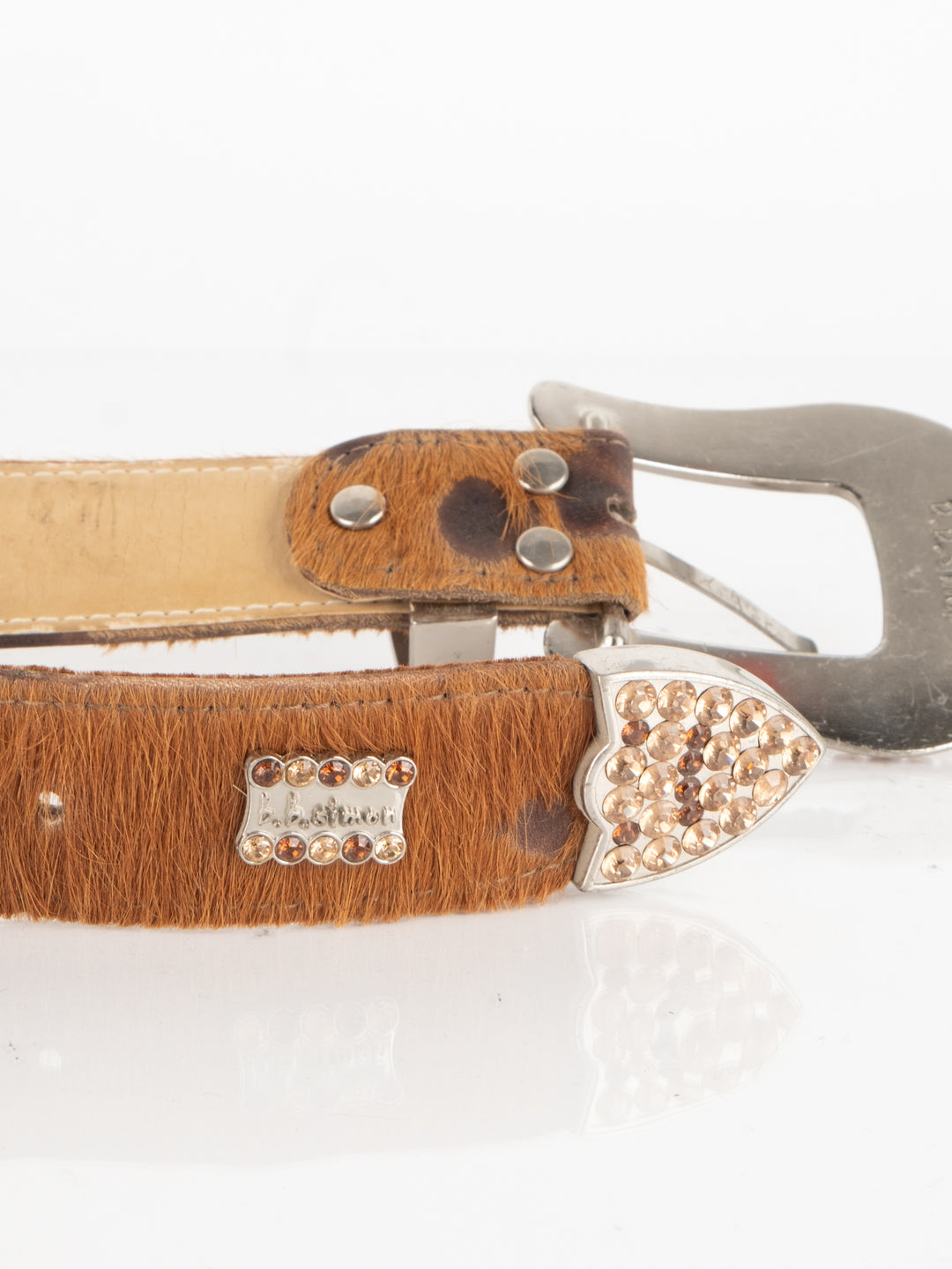 Big Sparkles Leather Belt