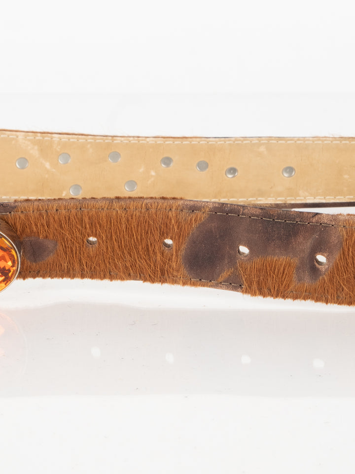 Big Sparkles Leather Belt