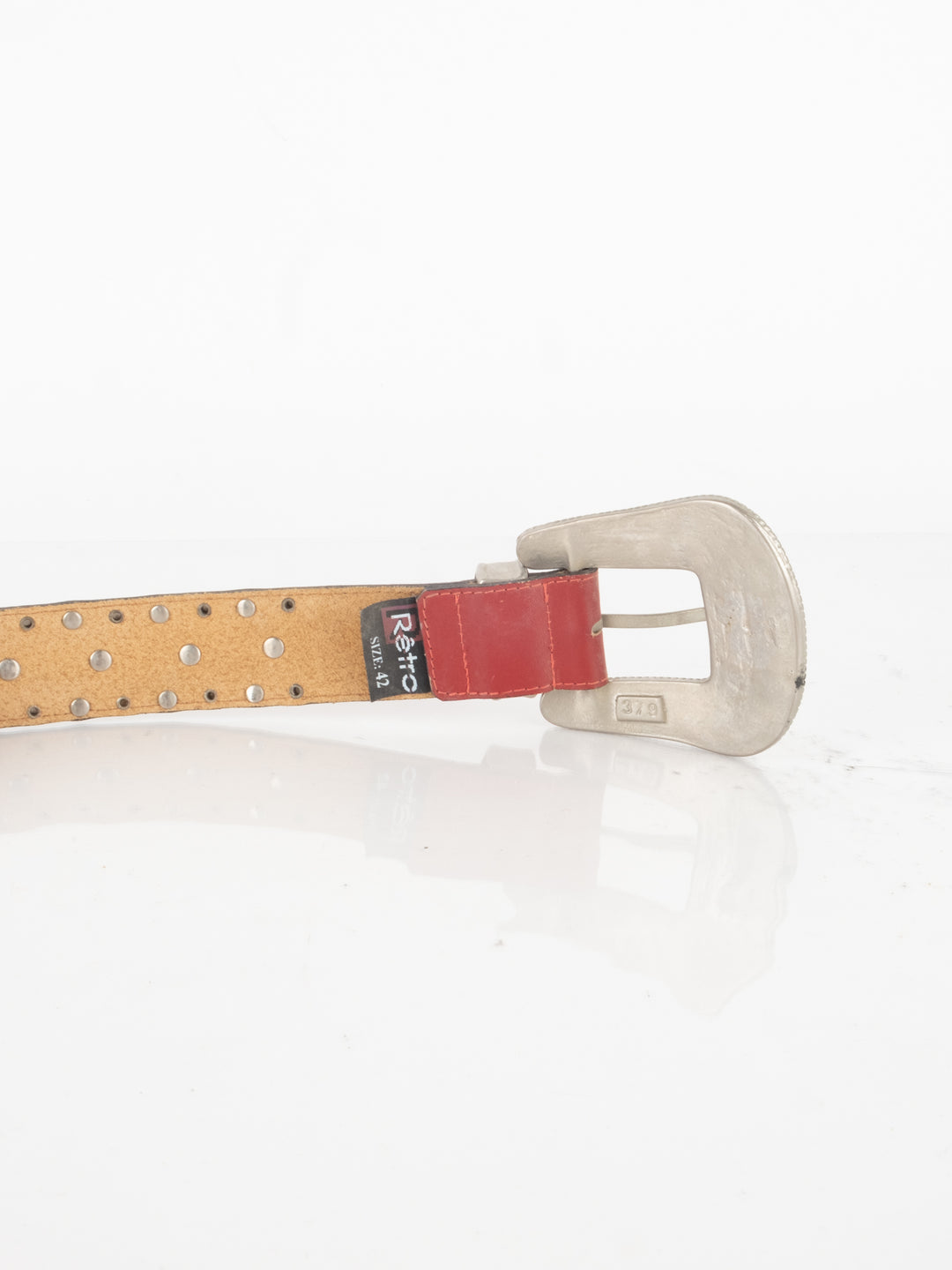 Red Leather Belt