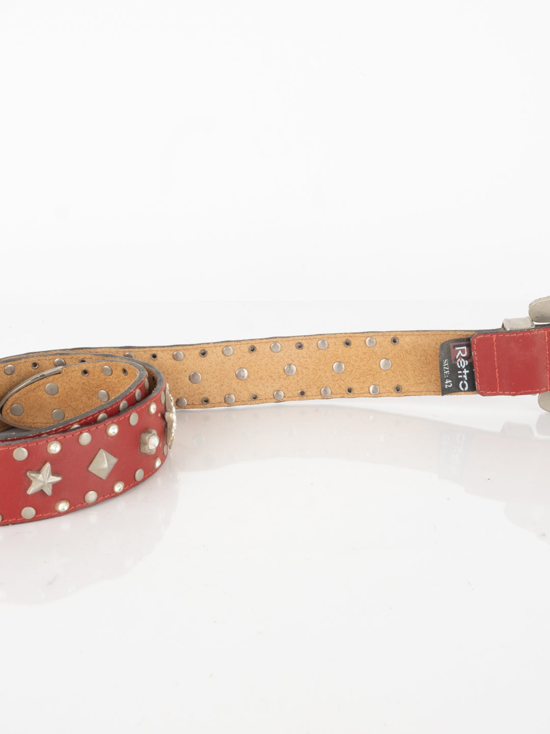 Red Leather Belt