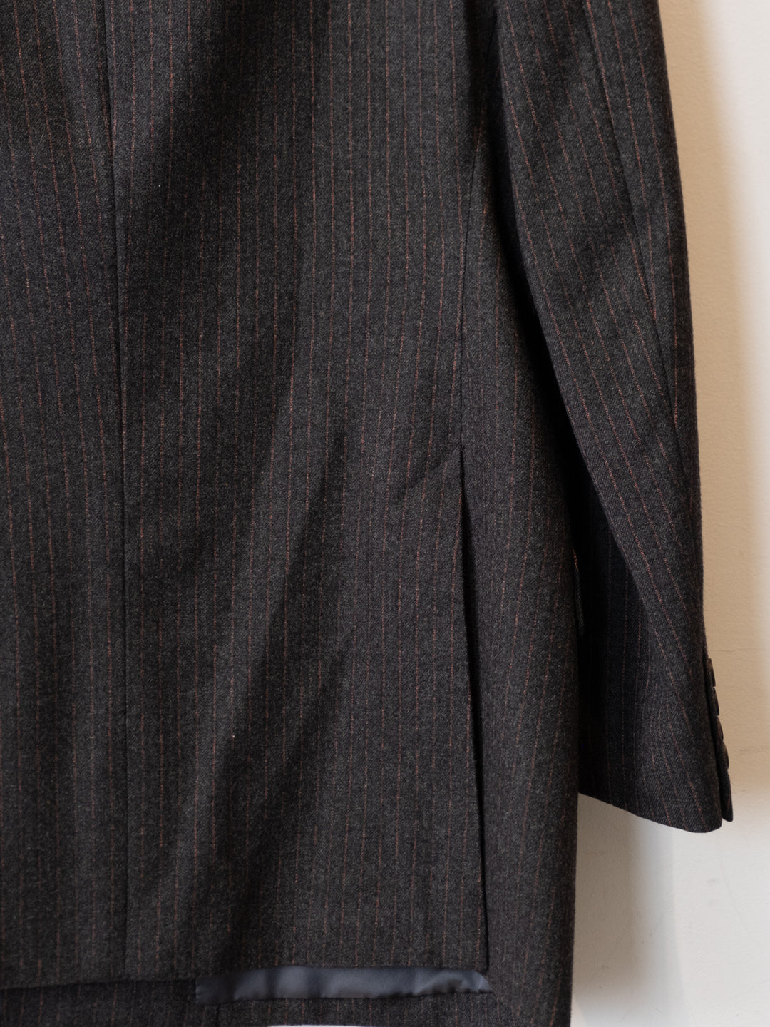 Dark Grey Striped Suit