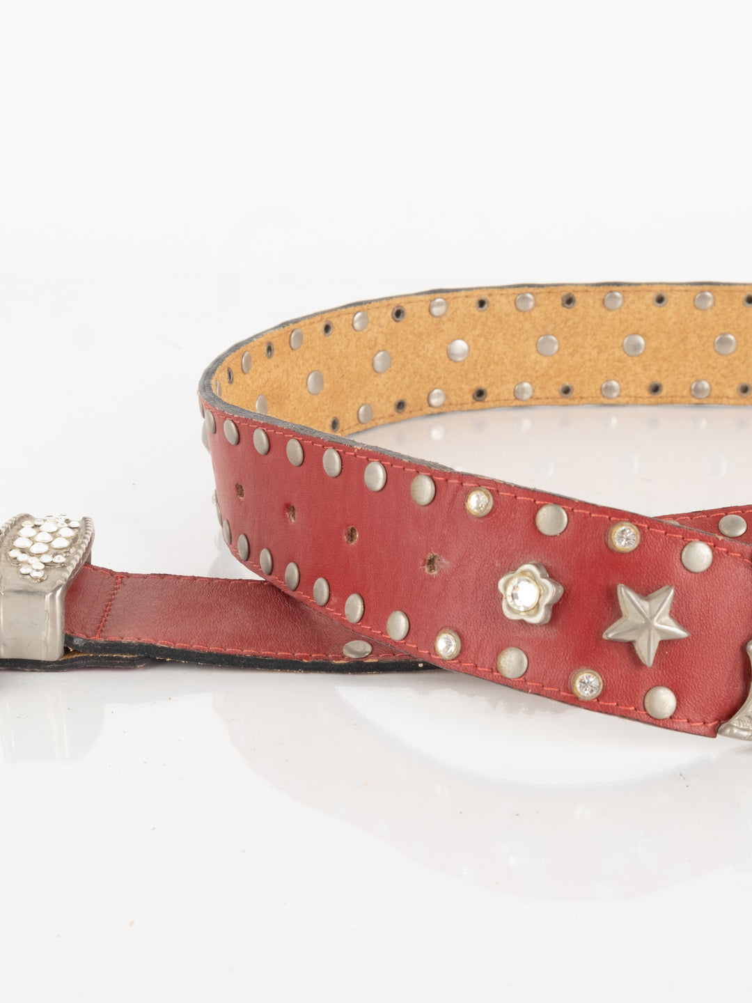 Red Leather Belt