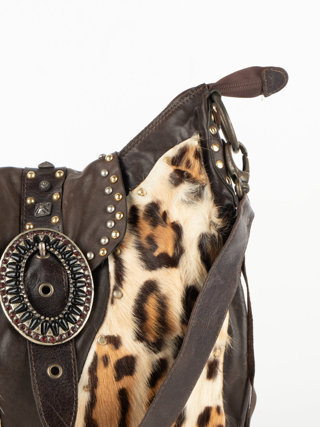 Leather Fur Bag