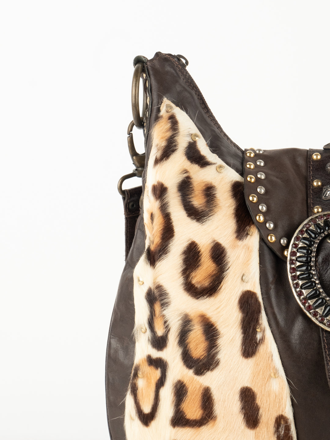 Leather Fur Bag