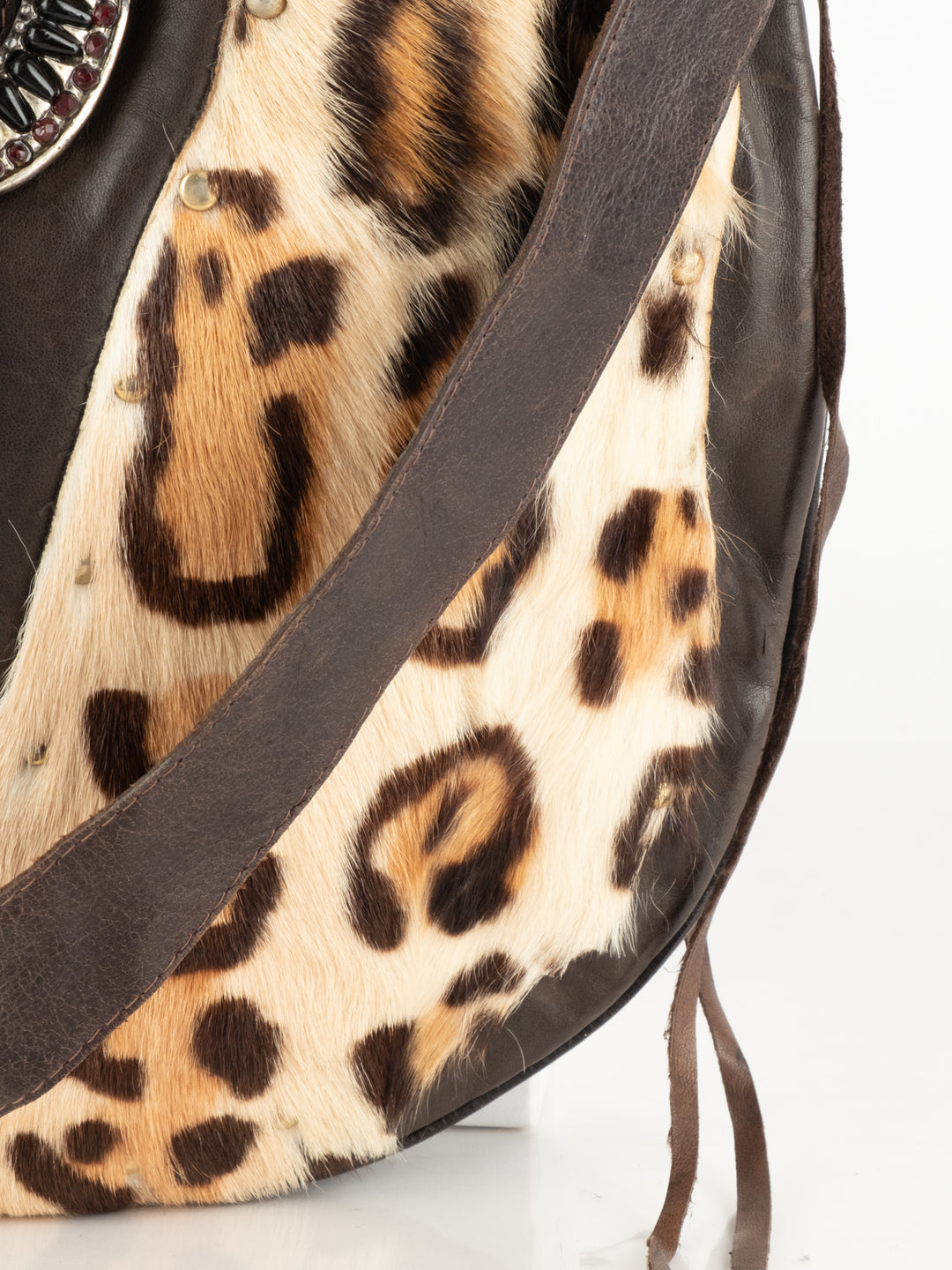 Leather Fur Bag