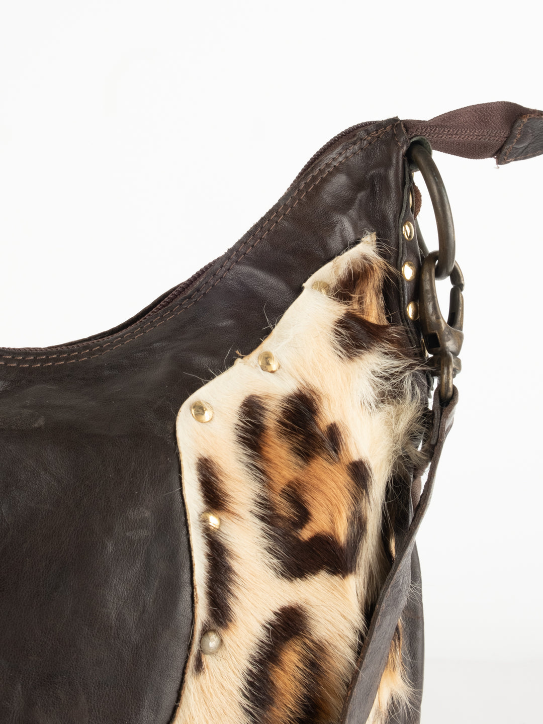 Leather Fur Bag