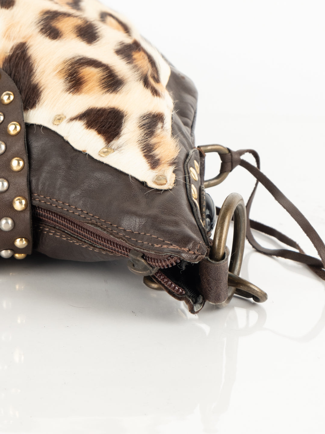 Leather Fur Bag