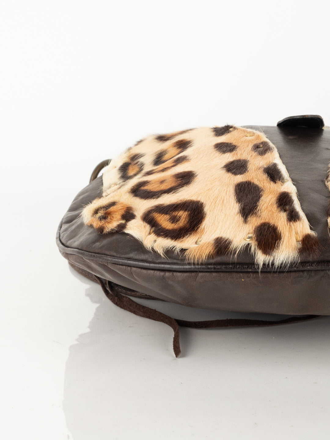 Leather Fur Bag