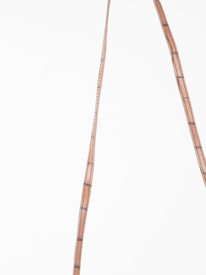 Brown Crocodile Crossbody Bag