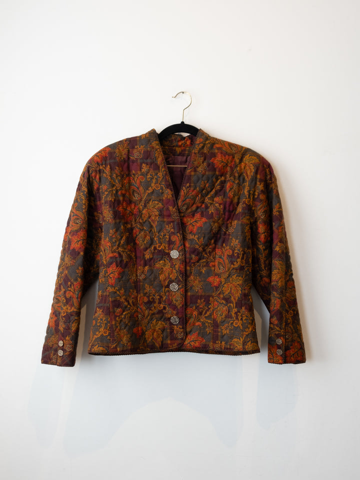 Autumn Flowered Suit