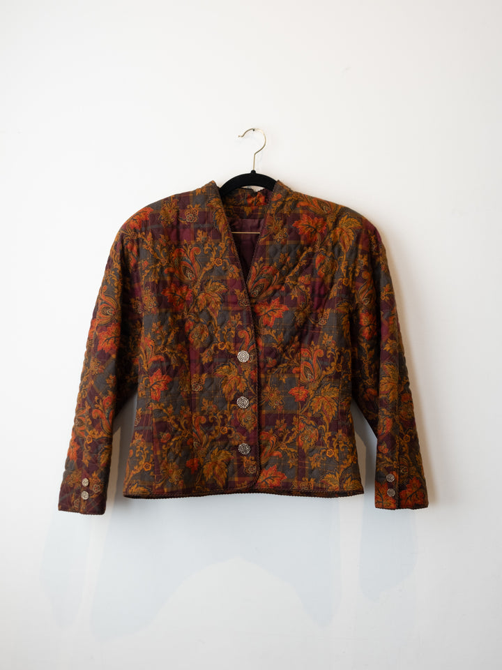 Autumn Flowered Suit