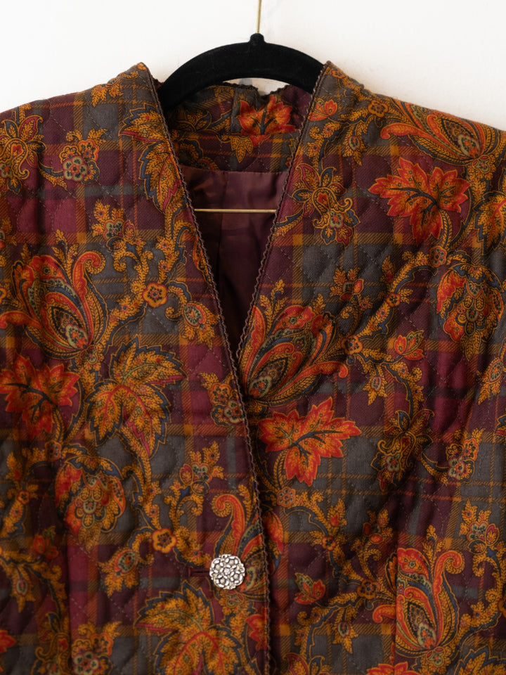 Autumn Flowered Suit