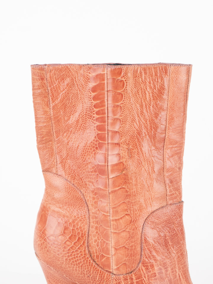 Snake Leather Boots