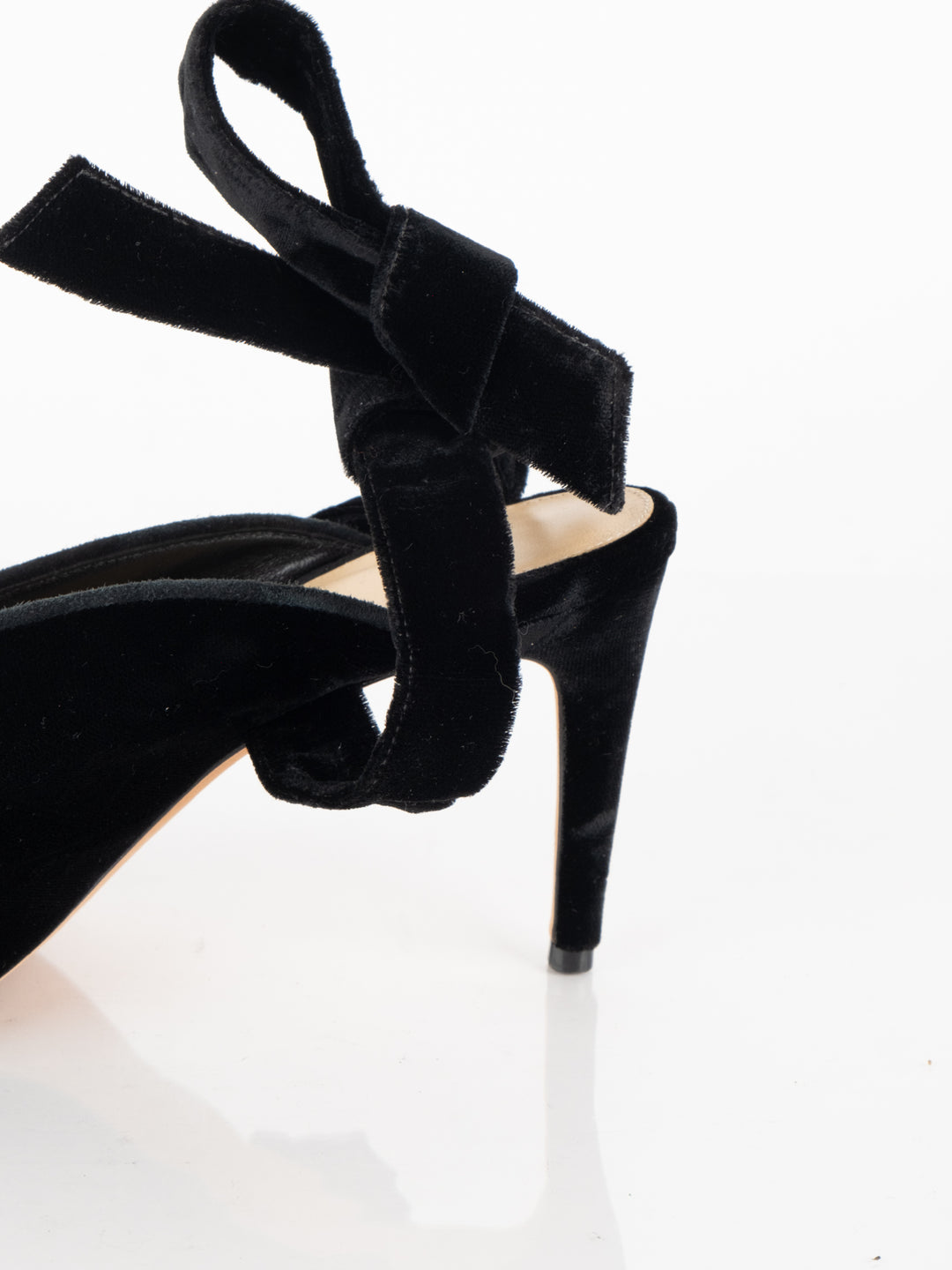 Black Velvet Heels