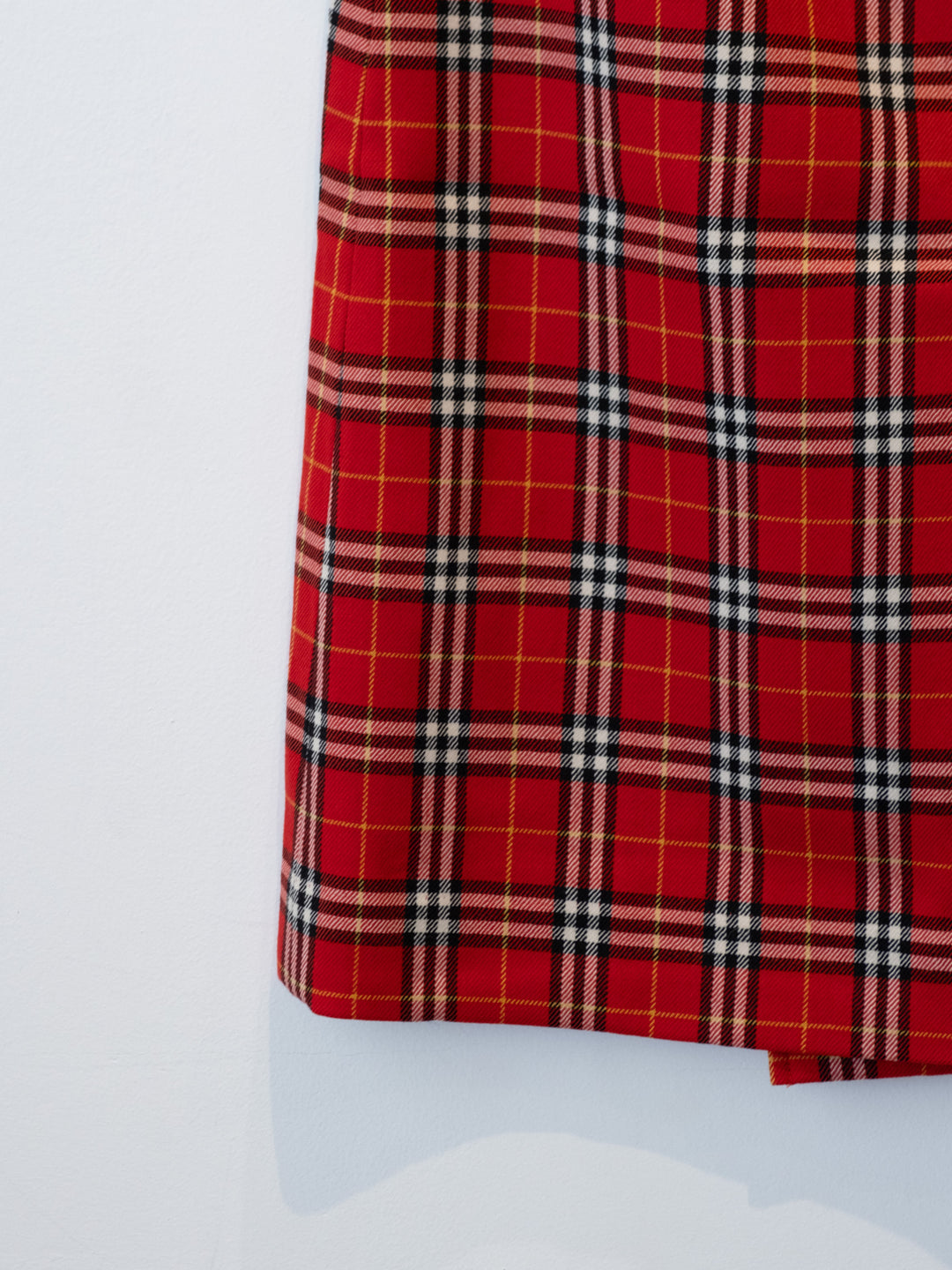 Red Nova Chek Skirt