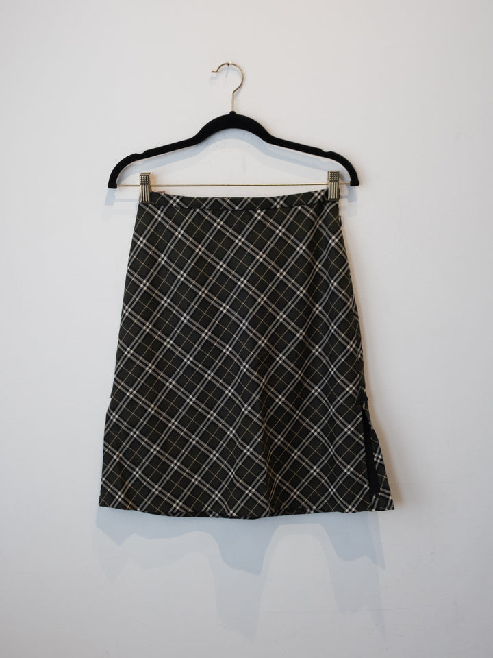 Green Nova Chek Skirt