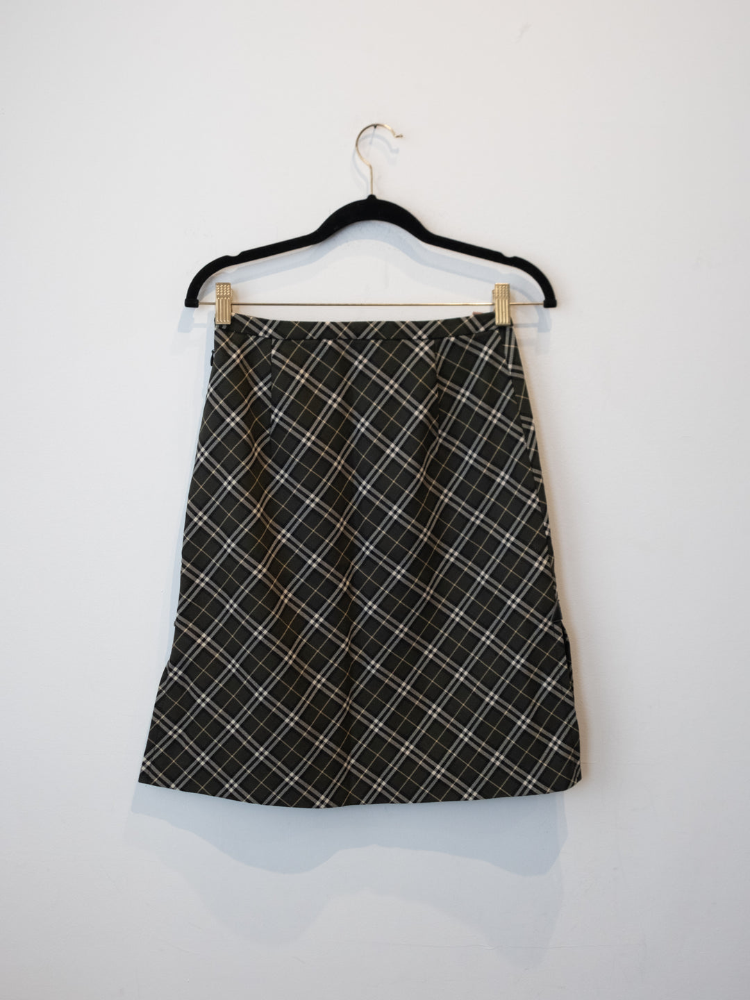 Green Nova Chek Skirt