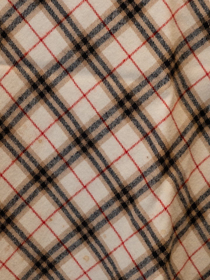 Beige Nova Check Skirt