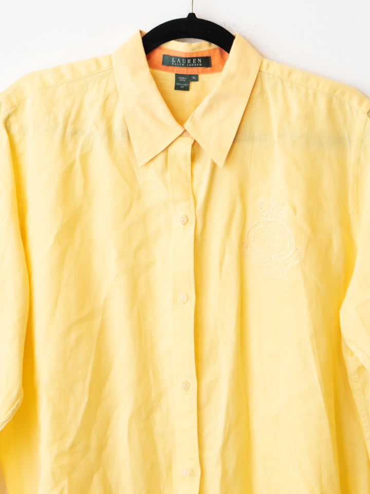 Yellow Buttoned Shirt