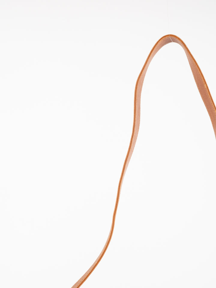 Camel Leather Shoulder Bag