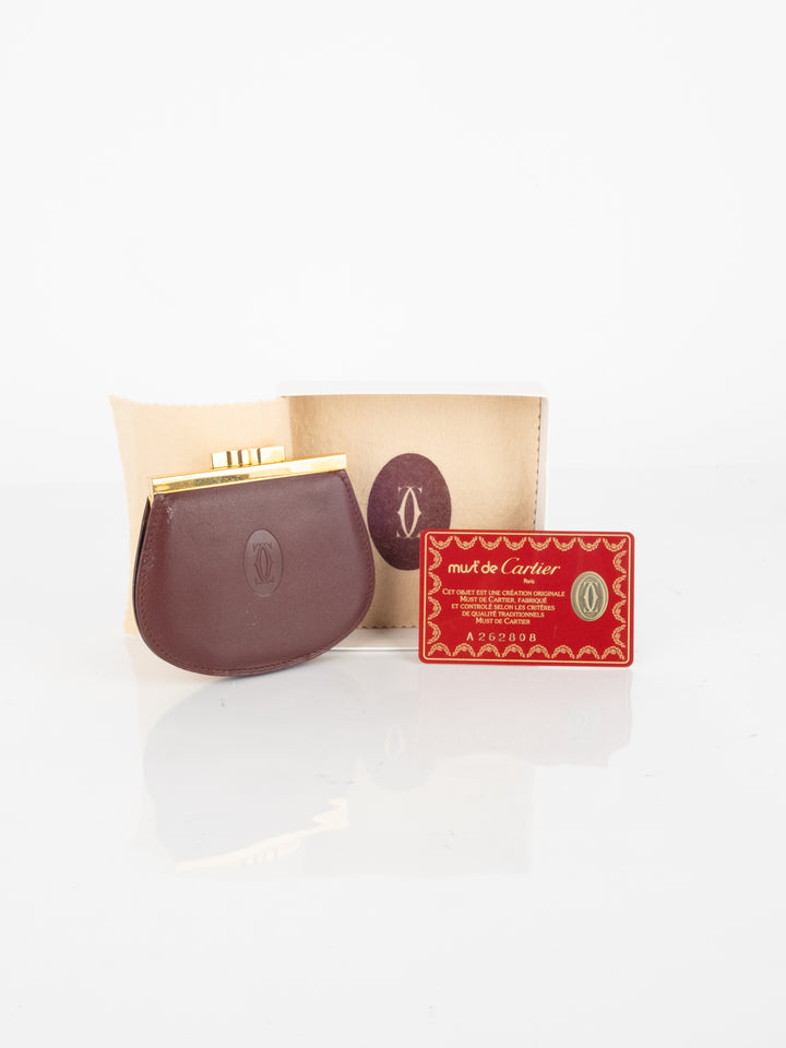 Burgundy Coin Wallet