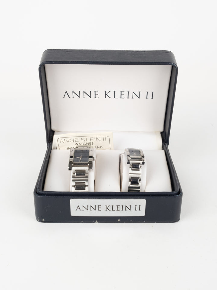 Anne Klein II -  Couple Silver Watch