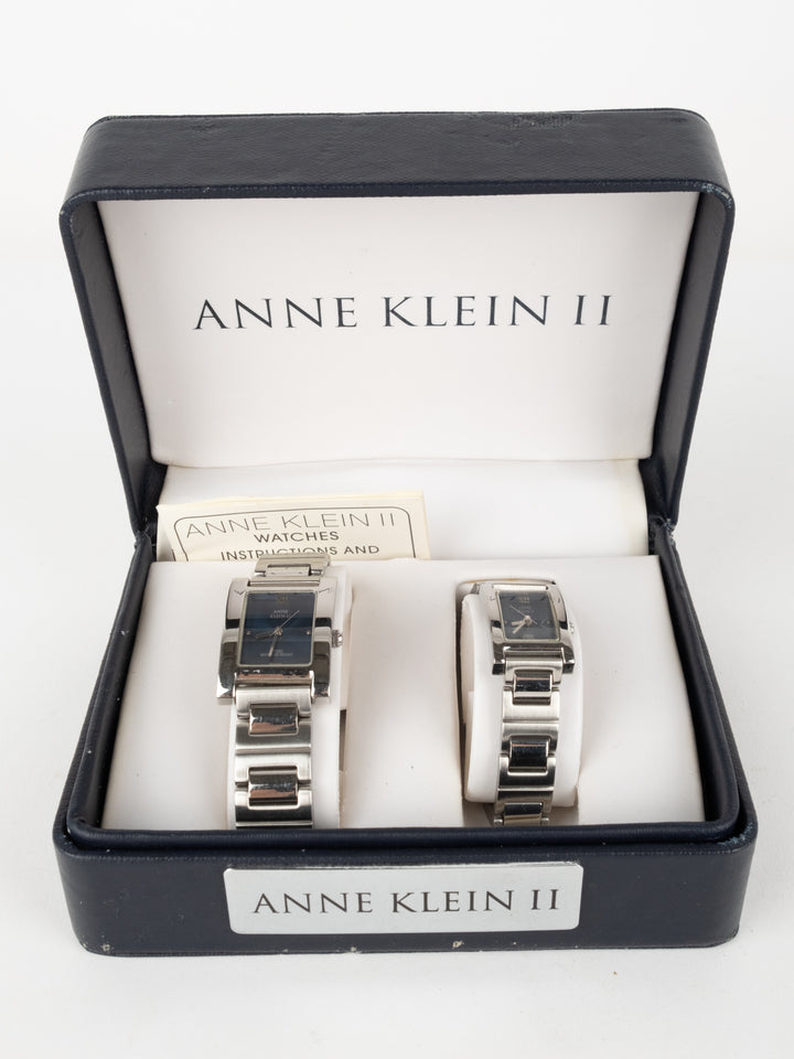 Anne Klein II -  Couple Silver Watch