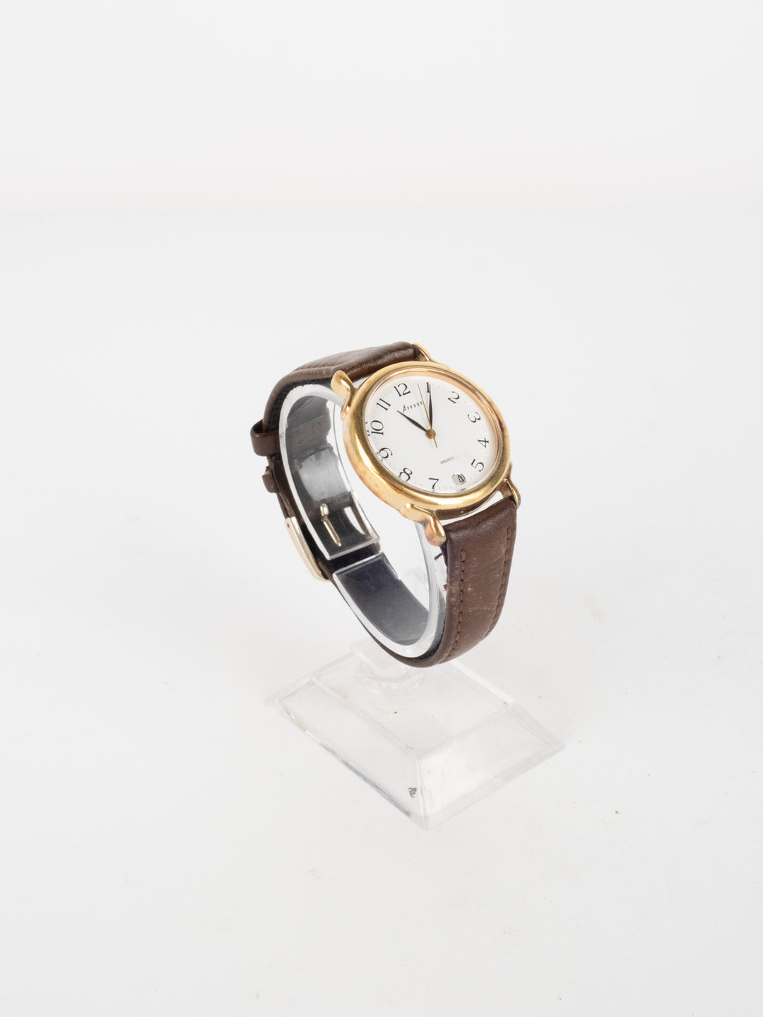 Seiko - 5H22 Brown Leather Watch