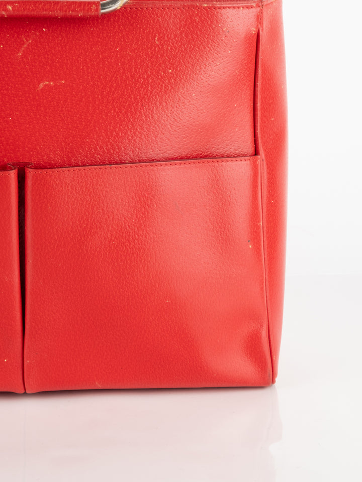 Red Office Tote Bag