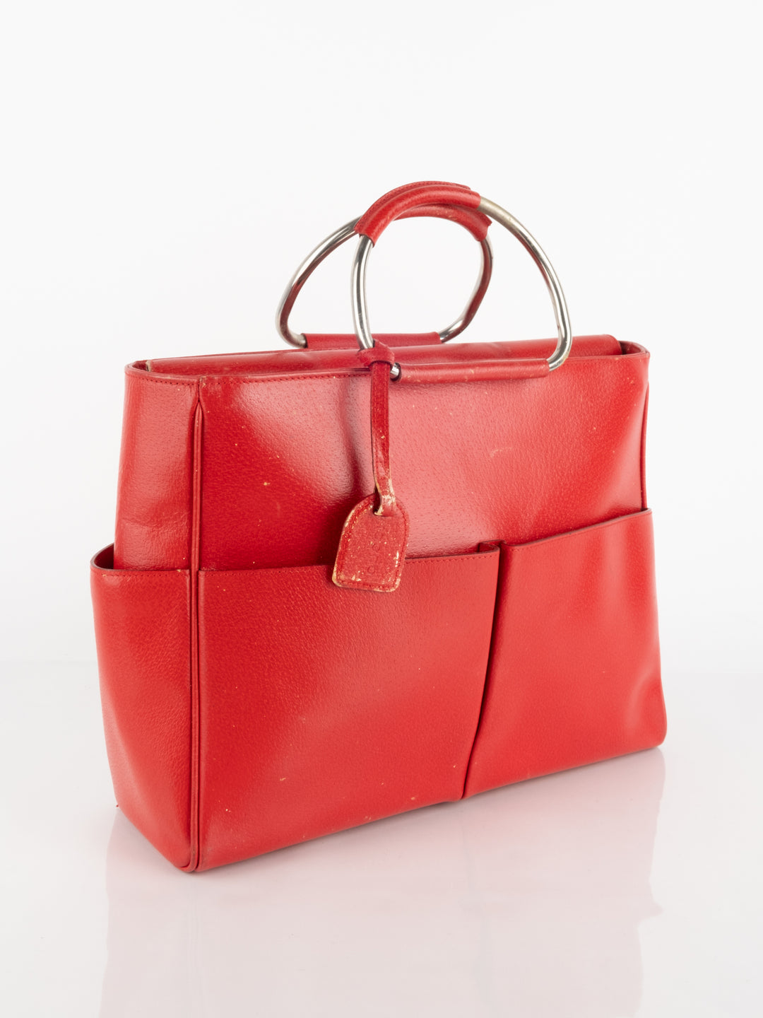 Red Office Tote Bag