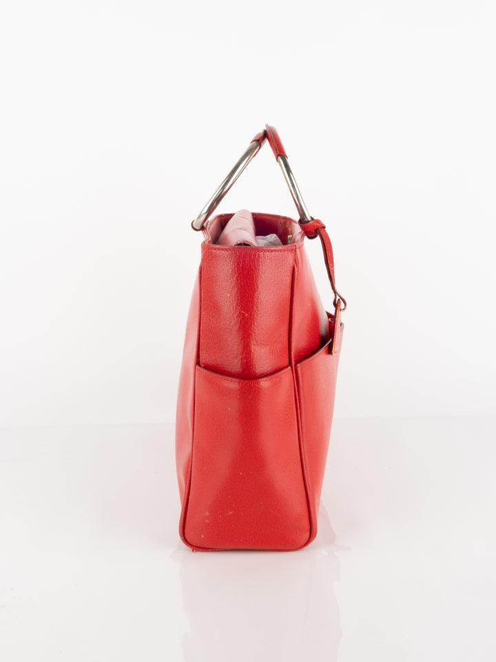 Red Office Tote Bag