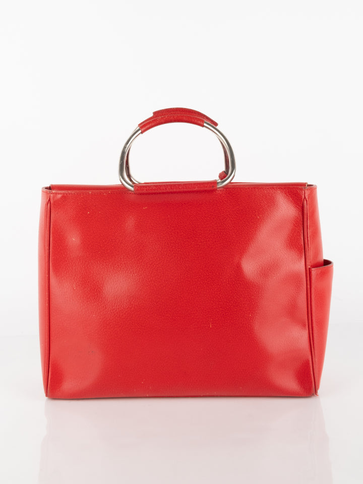 Red Office Tote Bag