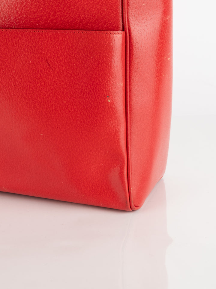 Red Office Tote Bag