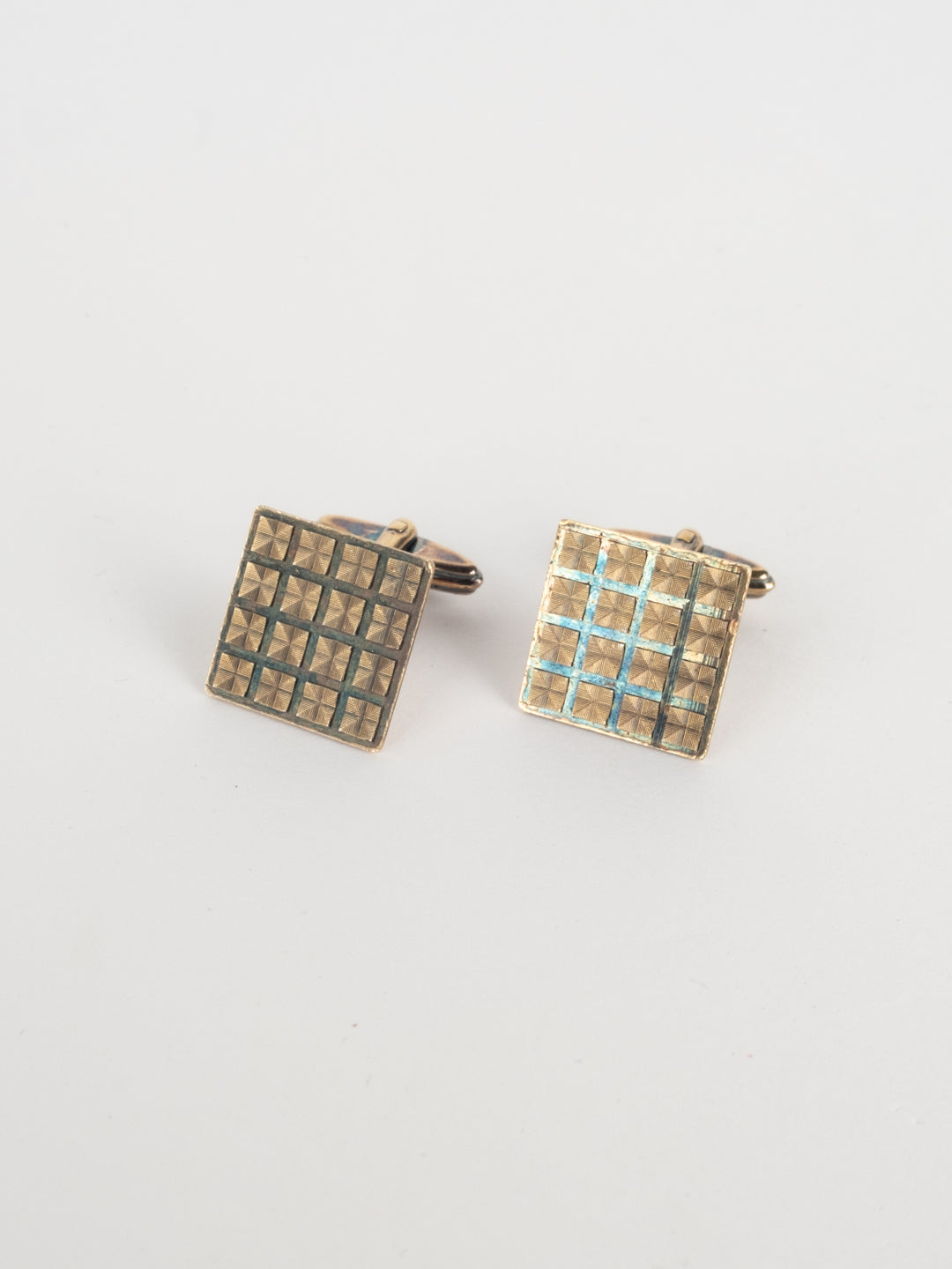 Golden Square Cufflinks