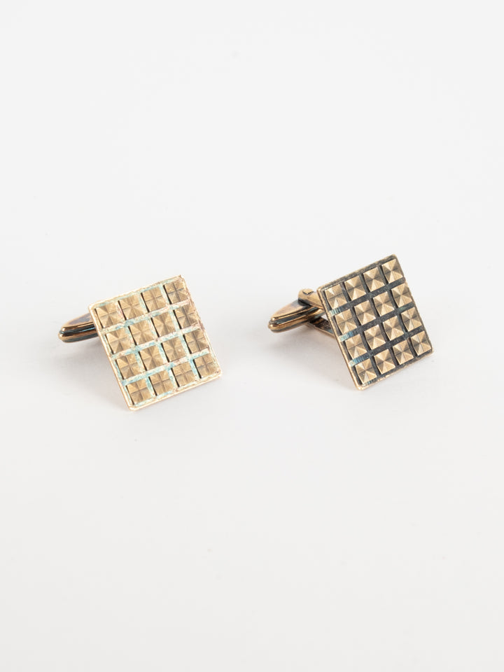 Golden Square Cufflinks