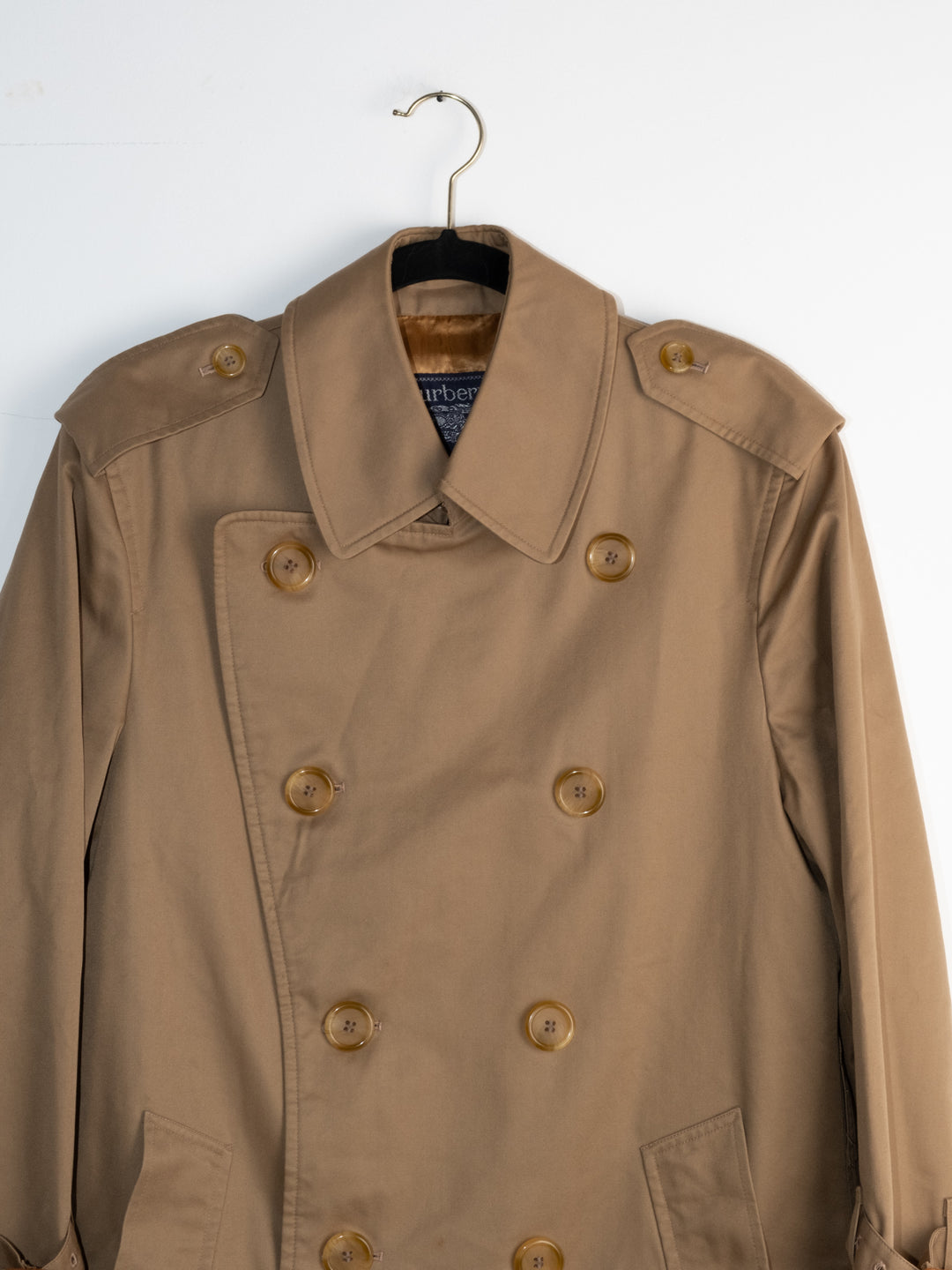 Long Dark Beige Trench Coat