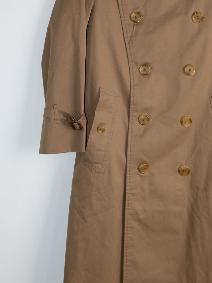 Long Dark Beige Trench Coat