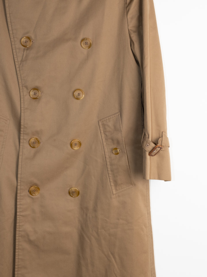 Long Dark Beige Trench Coat