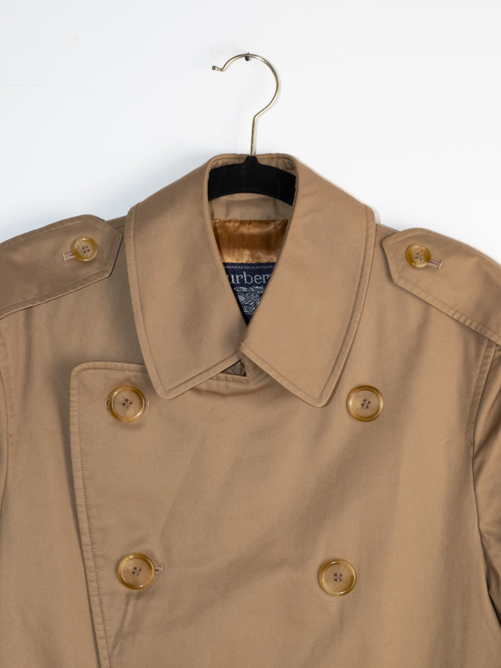 Long Dark Beige Trench Coat