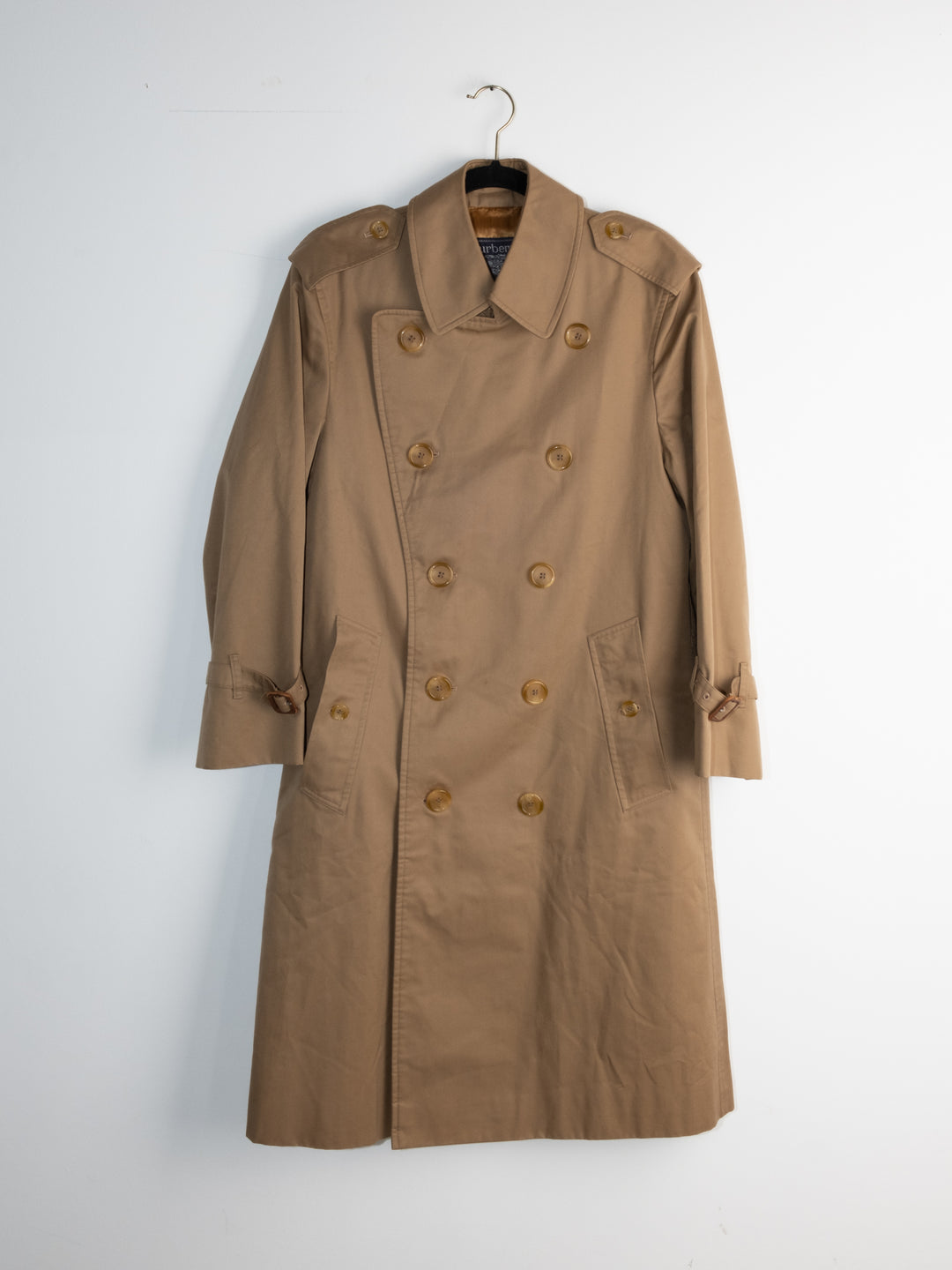 Long Dark Beige Trench Coat