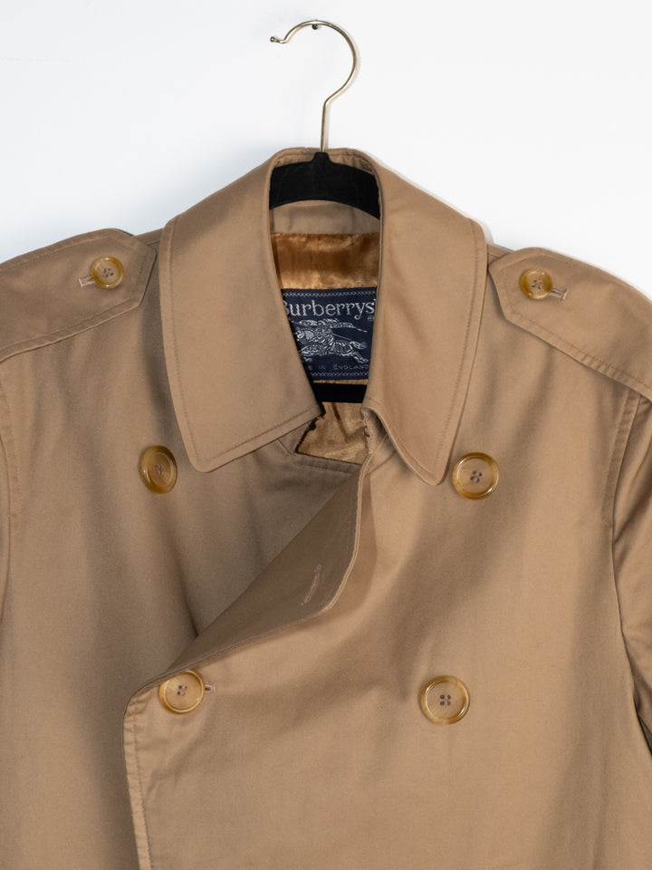 Long Dark Beige Trench Coat