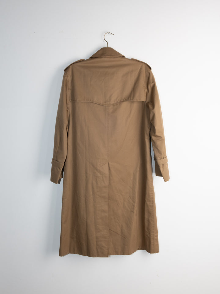 Long Dark Beige Trench Coat