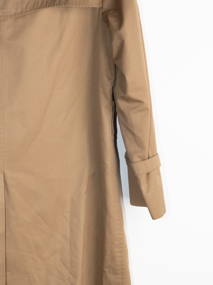 Long Dark Beige Trench Coat