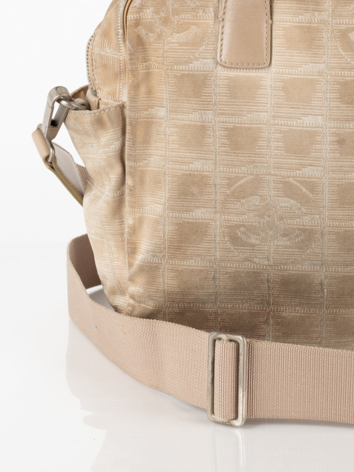 Beige Travel Tote Bag