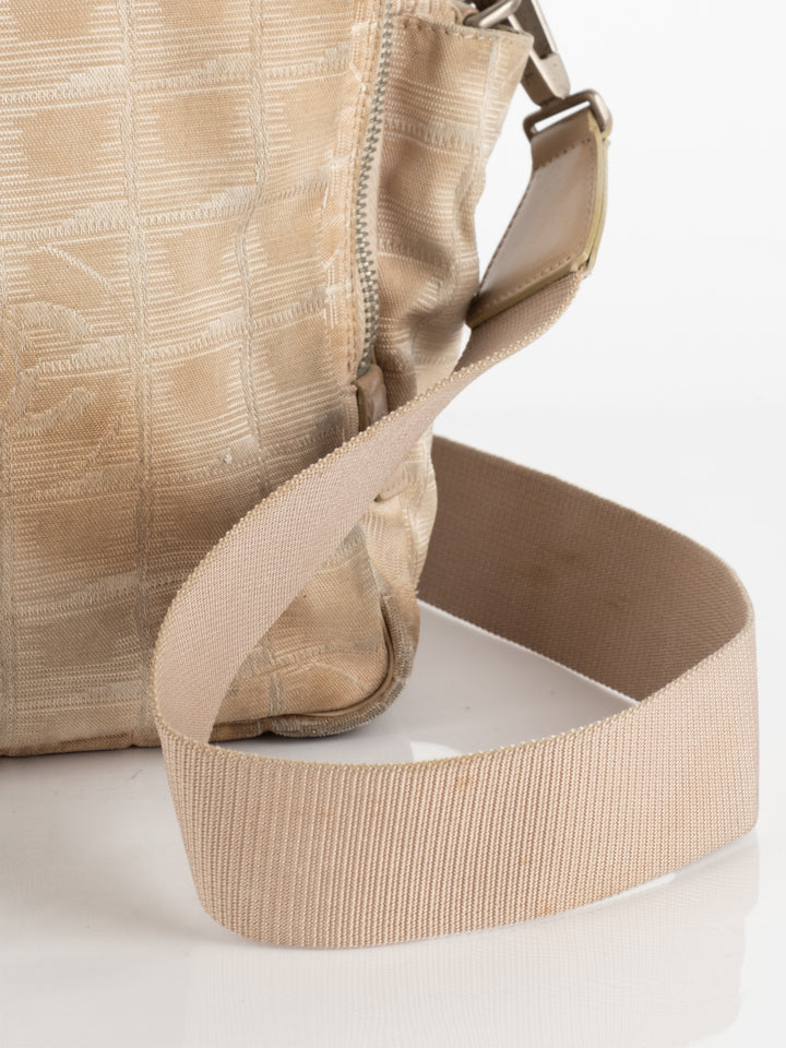 Beige Travel Tote Bag