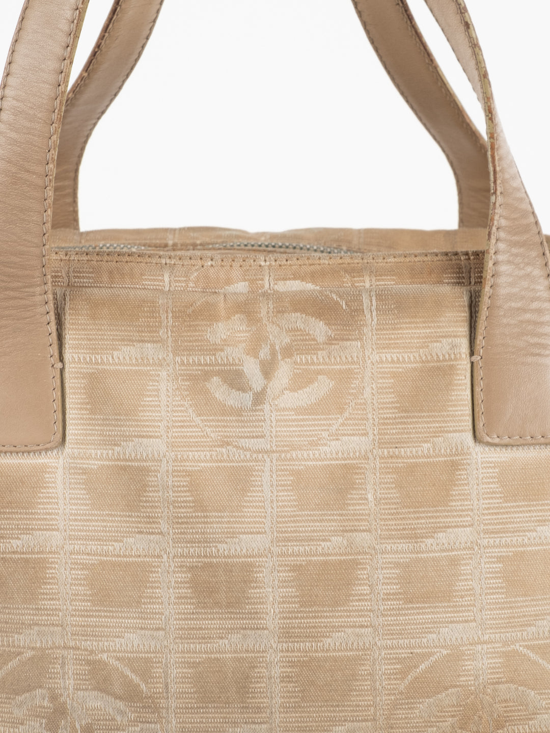 Beige Travel Tote Bag