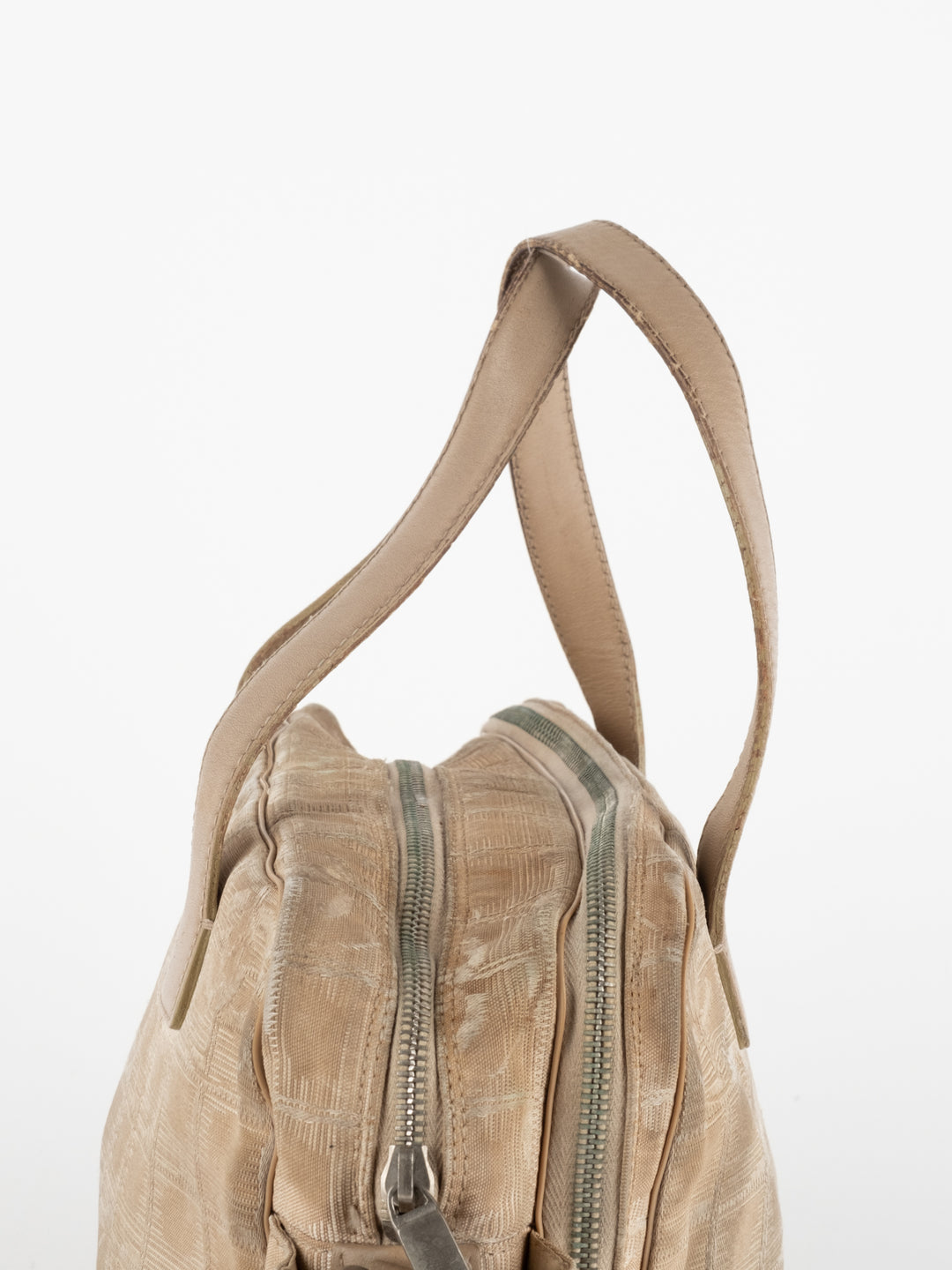 Beige Travel Tote Bag