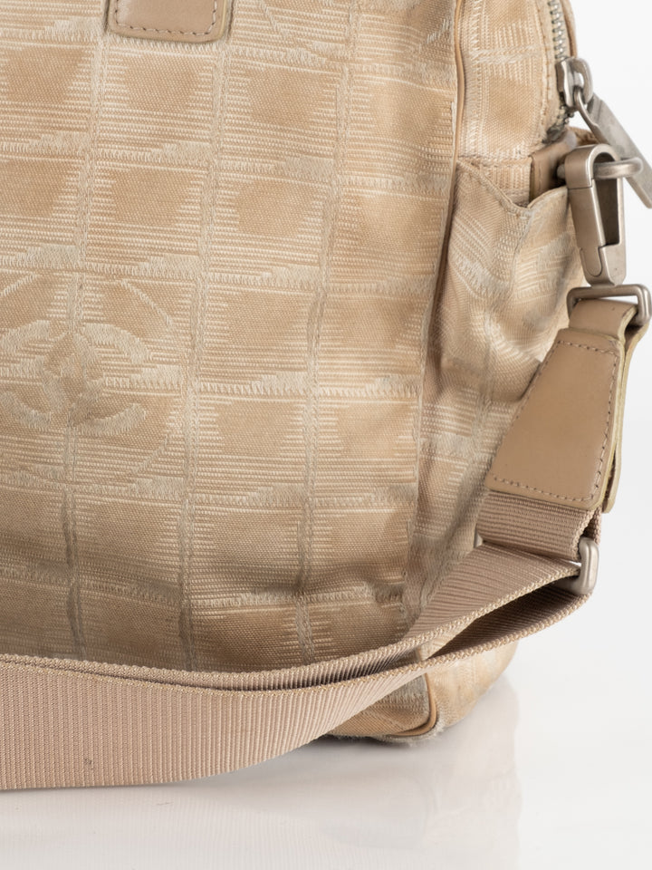 Beige Travel Tote Bag