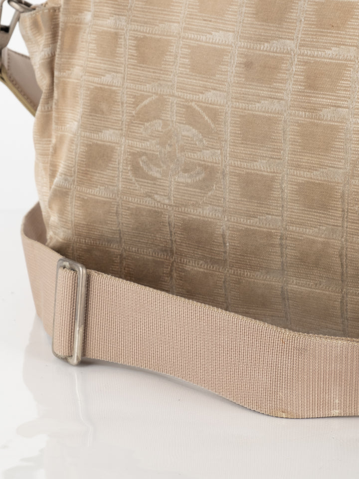 Beige Travel Tote Bag