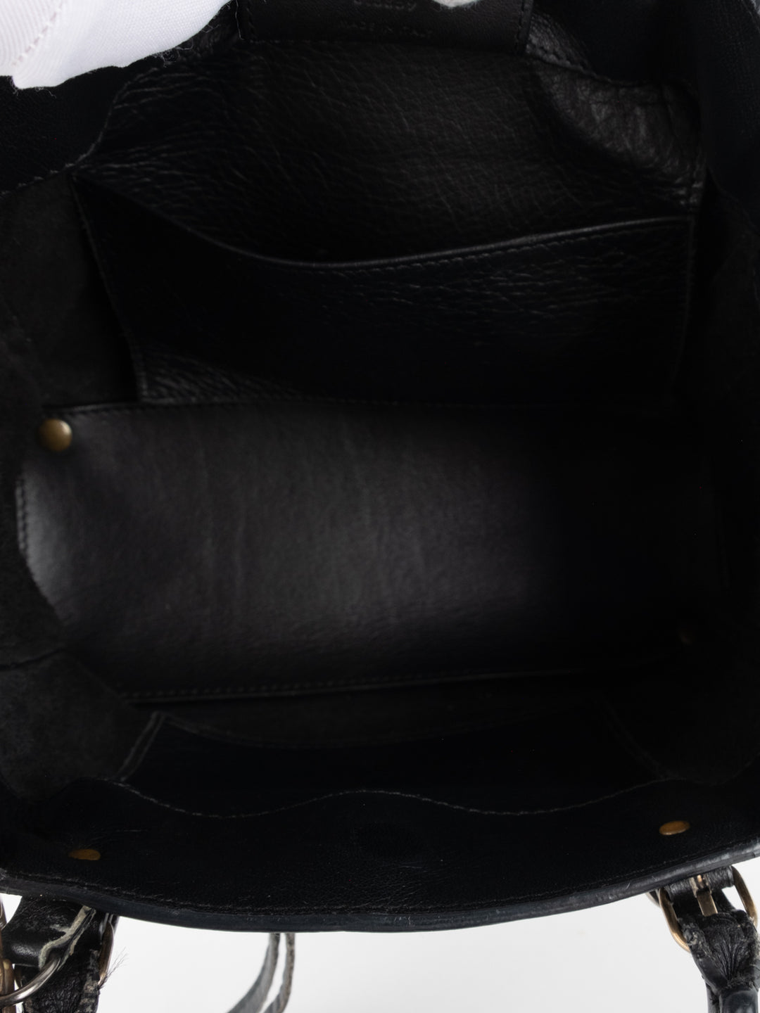 Black Papier Crossbody Bag